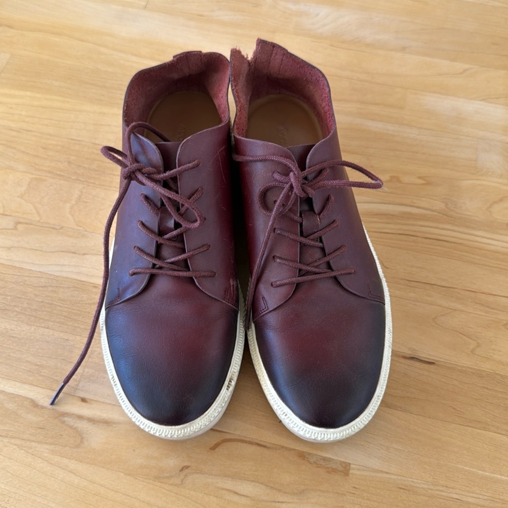 Adolfo Dominguez Leather Sneakers